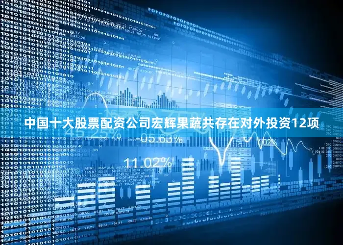 中国十大股票配资公司宏辉果蔬共存在对外投资12项